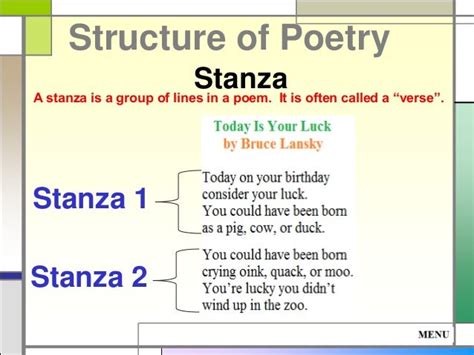 which is an example of a graphical element found in poetry? In this context, let’s explore how the use of line breaks and stanza divisions can visually enhance the rhythm and structure of a poem, much like the way a graphic designer might use layout to guide the reader's eye through a piece of visual art.