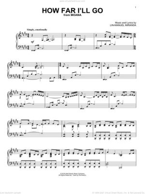 how far i'll go piano sheet music: The Journey of the Human Spirit